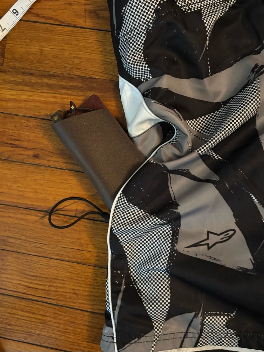 Alpinestars Black & Gray Graphic Swim Board Shorts - Picture 8 of 8